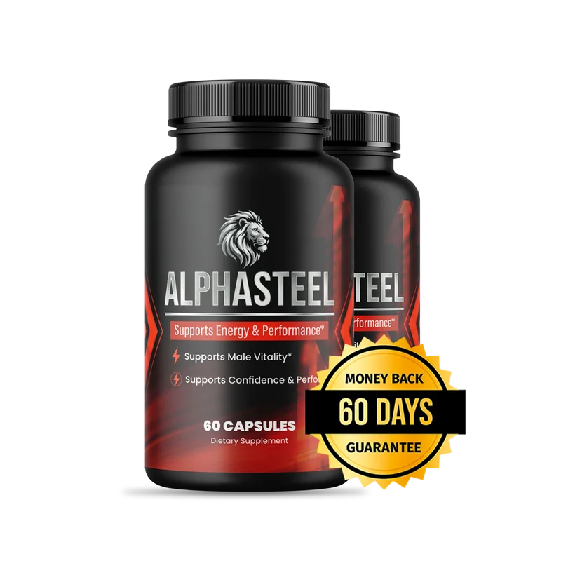 AlphaSteel Men's Wellness Support — 2 Bottle / 60 Day Pack